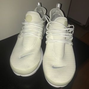 All White Nike Prestos